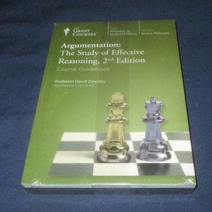 Great Courses: Argumentation: The Study of Effective Reasoning 2nd Ed (unopened)